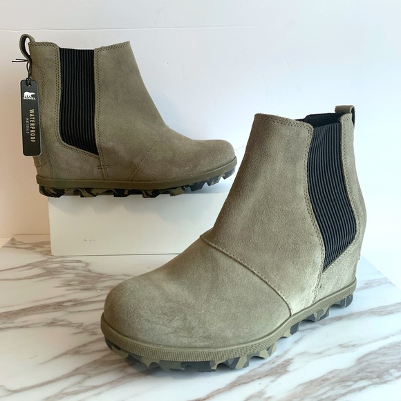 Sorel Sage Gray Joan of arctic Wedge II Chelsea - Picture 2 of 10